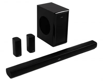 Barra de Sonido para TV Bluetooth con Subwoofer Acteck Dynamic Stage BS700, Alambrico/Inalambrico, 5.1 Canales, 180W RMS