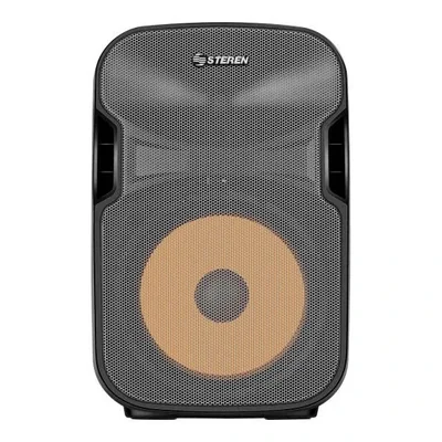 Bocina Bafle Profesional Bluetooth Steren BAF-1255BT, Inalambrico, 150W RMS, 2300W PMPO, Negro