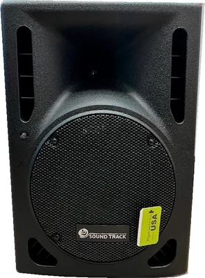 Bocina Bafle Profesional Soundtrack Activo BR-8AMP3, Alambrico, USB, XLR, Negro