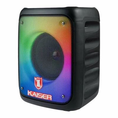 Bocina Bafle Profesional Bluetooth KSR KSW-7005, Alambrico/Inalambrico, 4.800W PMPO, 15W RMS, USB, Negro
