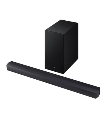 Barra de Sonido para TV Bluetooth con Subwoofer Samsung HW-B450F, Alambrico/Inalambrico, 2.1 Canales, 300W RMS