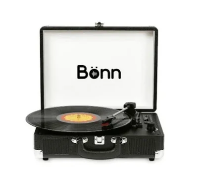 Tornamesa Bonn TE-001 Bluetooth, Negro