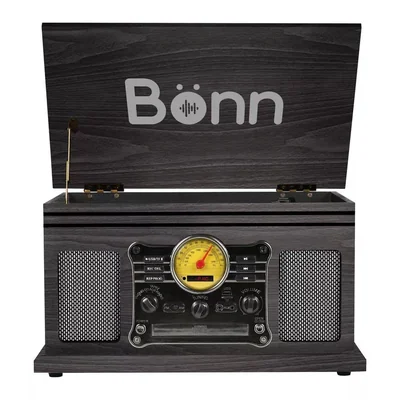 Tornamesa Bonn BNNAU-TORCLA002 Bluetooth, Negro