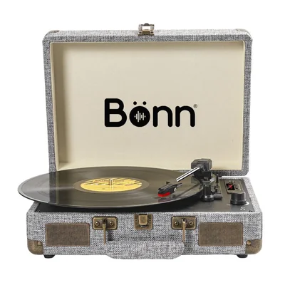 Tornamesa BONN Bluetooth, USB, Gris
