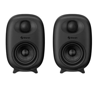 Steren Kit Refuerzo Sonoro 095, Inalambrico, 25W RMS, Bluetooth, 2 Piezas