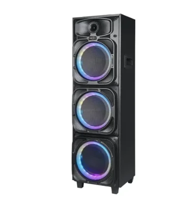 Bocina Bafle Profesional Amplificado Bluetooth Misik MB2308, Alambrico/Inalambrico, 350W RMS, 35.000W PMPO, USB, XLR, Ne