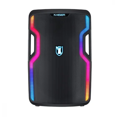 Bocina Bafle Profesional Amplificado Bluetooth Kaiser ZXP-1703, Alambrico/Inalambrico, 40W RMS, 40.000W PMPO, USB, Negro