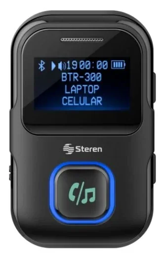 Steren Receptor BTR-300, Inalambrico, Bluetooth, 2.0 Canales, USB