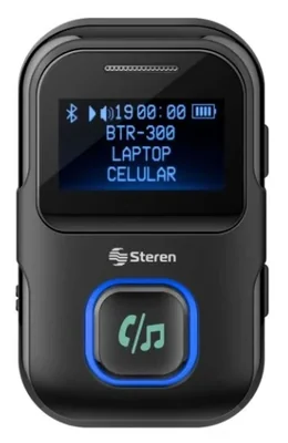 Steren Receptor BTR-300, Inalambrico, Bluetooth, 2.0 Canales, USB