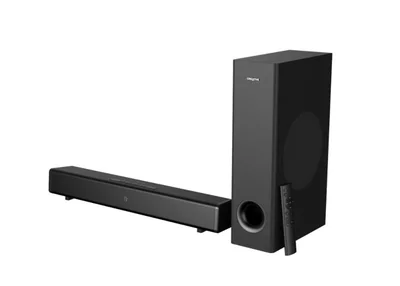 Barra de Sonido para TV Bluetooth con Subwoofer Creative Labs 51MF8385AA001 Sound Bar, Inalambrico, 2.1 Canales, 120W RM
