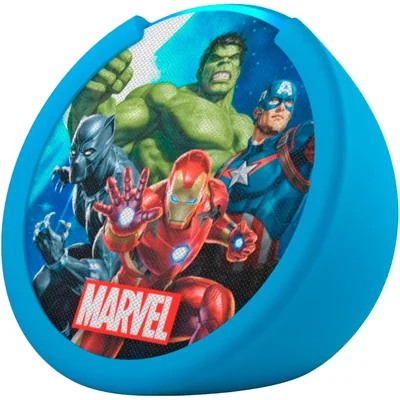 Amazon Asistente de Voz Alexa Echo Pop Kids Avengers, Inalambrico, WiFi, Bluetooth, Multicolor