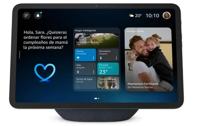 Amazon Asistente de Voz Echo Show 11", Inalambrico, WiFi, Bluetooth, Gris