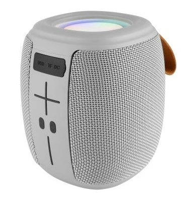 Bocina Bluetooth Perfect Choice Novel Drum, Inalambrico, 100W PMPO, Gris - Resistente al agua