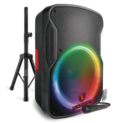 Bocina Bluetooth Ksr MSA-6516MX, Alambrico/Inalambrico, 80W RMS, USB, Negro