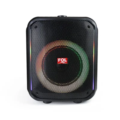 Bocina Bluetooth Portatil FOL FS-L1218, Alambrico/Inalambrico, USB-A, 70W, Negro