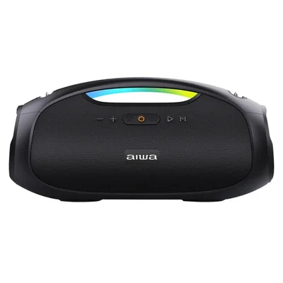 Bocina Bluetooth Portatil Aiwa AWS244BT, Inalambrico, USB-A/USB-C, 60W, Negro - Resistente al Agua