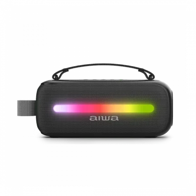 Bocina Bluetooth Portatil Aiwa AWSS40BT, Inalambrico, USB-C, 12W, Negro - Resistente a Polvo/Agua