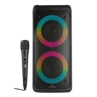 Bocina Bluetooth Perfect Choice PC-113232, Alambrico/Inalambrico, 20W RMS, 400 W PMPO, USB-C, Negro - Incluye Microfono