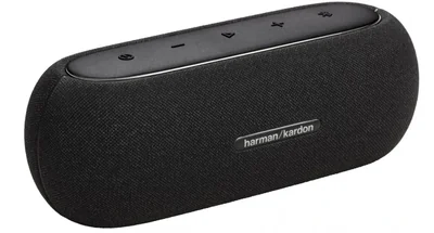 Bocina Bluetooth Portatil Harman Kardon Luna, Inalambrico, USB-C, 40W, Negro - Resistente a Polvo/Agua