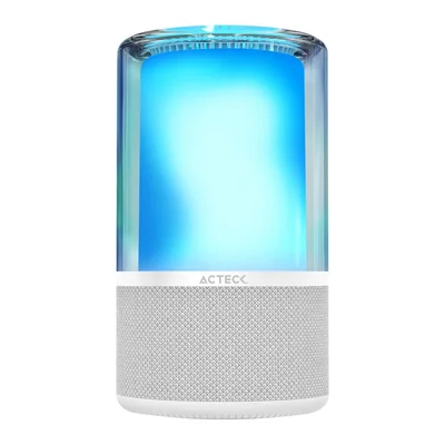Bocina Bluetooth Portatil Acteck Glee Pure AP70, Inalambrico, 40W RMS, USB-C, Blanco