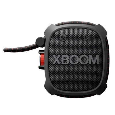 Bocina Bluetooth Portatil LG XBOOM Go XG2TBK, Inalambrico, USB-C, 5W, Negro - Resistente al Agua