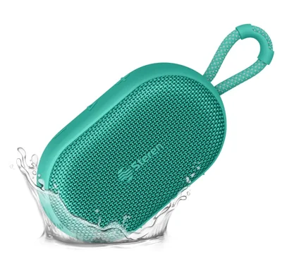 Bocina Bluetooth Portatil Steren 9050, Inalambrico, MicroUSB, 5W, Verde - Resistente al Agua