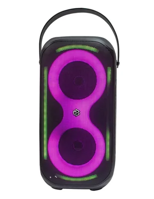 Bocina Bluetooth Portatil STF S49650, Inalambrico, USB-C, 30W, Negro