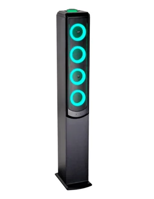 Bocina Bluetooth Portatil STF S75121, Inalambrico, USB-A, 50W, Negro