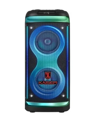 Bocina Bluetooth Portatil Ksr KSF-8022, Alambrico/Inalambrico, USB-A, 50W, Negro