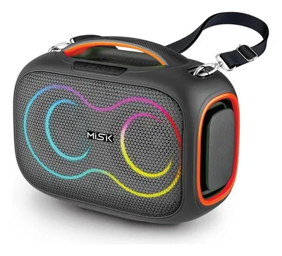 Bocina Bluetooth Portatil Misik MS272, Inalambrico, USB-A, Negro