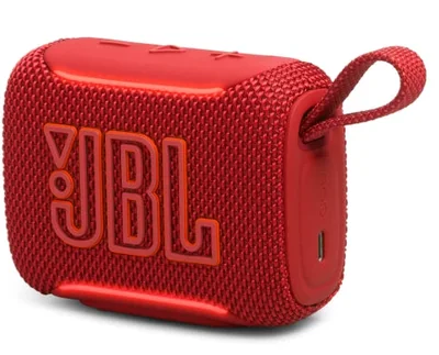 Bocina Bluetooth Portatil JBL Go 5, Inalambrico, USB-C, 4W, Rojo - Resistente a Polvo/Agua