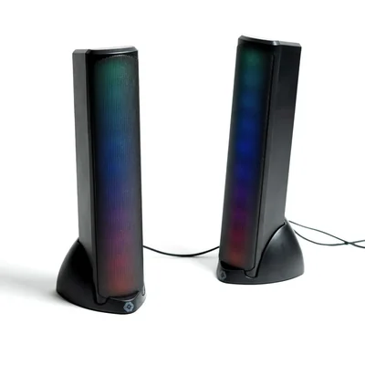 Bocina Perfect Choice para Computadora V-930280, Alambrico/Inalambrico, 2.0 Canales, 10W RMS, 2 Piezas