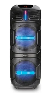Bocina Bluetooth Misik MB2220, Inalambrico, 80W RMS, USB, Negro