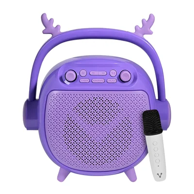 Bocina Bluetooth Portatil Vorago BSP-205, Inalambrico, 10W RMS, USB-C, Purpura