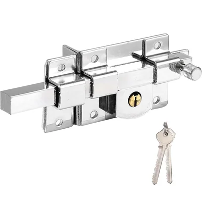 Mornwell Cerradura De Barra Fija Con Llaves cerradura Chapa De Seguridad cerradura De Puerta Para Puertas chapas Para Puertas Y