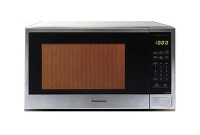 Horno de Microondas Panasonic SB646SRUH, 1.3 Pies Cubicos, 1100W, 37 Litros, Gris