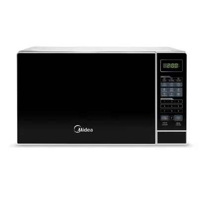 Horno de Microondas Midea MMDR07S2BW, 0.7 Pies Cubicos, 1050W, 20 Litros, Negro/Blanco