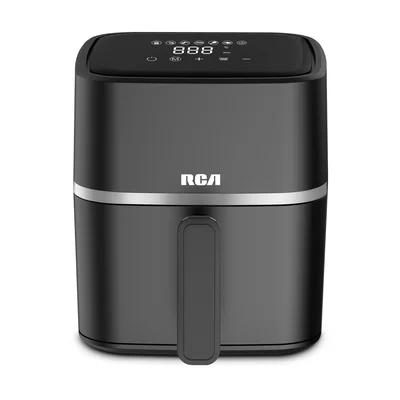 Freidora De Aire Rca Digital Rc-114  2.8 L  Panel Táctil  Negra  Temperatura 80–200 °c  Temporizador 60 Min  Olla Y Rejilla