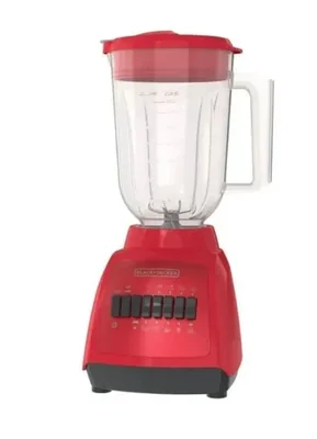 Licuadora Black & Decker BLBD210-RLA, 1.6 Litros, 550W, 5 Velocidades, Rojo