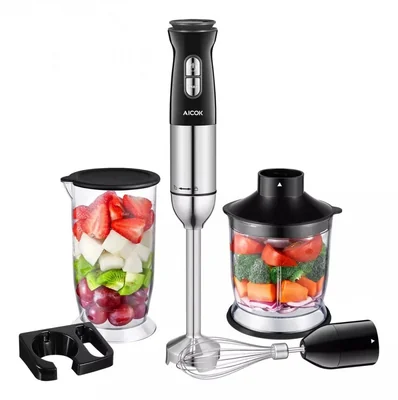 Batidora de Mano Aicok LB2104, 300W, 6 Velocidades, 700ml