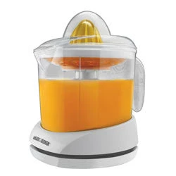 Exprimidor de Citricos Black & Decker CJ625, 900ml, 30W, Blanco