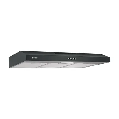 Campana Extractora Acero Inox Foset 80 Cm CAME-80M Negra Color Negro