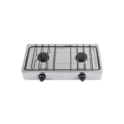 Parrilla de gas LP Foset 2 Quemadores, Acero inoxidable con encendido manual y valvula de seguridad - Modelo PAGA-2X, id