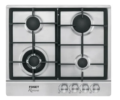Parrilla de Gas Empotrable Foset 48406, 4 Quemadores
