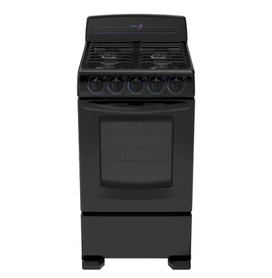 Estufa Iem EI5020BAPN1, 4 Quemadores, Negro