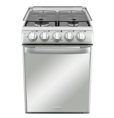 Estufa Mabe EMC5046CAIS0, 4 Quemadores, Plata