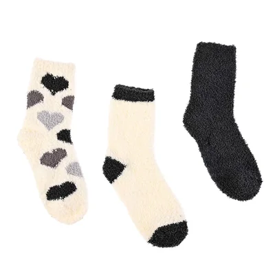 3Pack Calcetín Cozy Corazones Maria Intima para Mujer