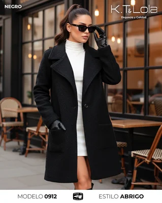 Saco Cazadora Mujer Moda Comoda Larga Basica Invierno