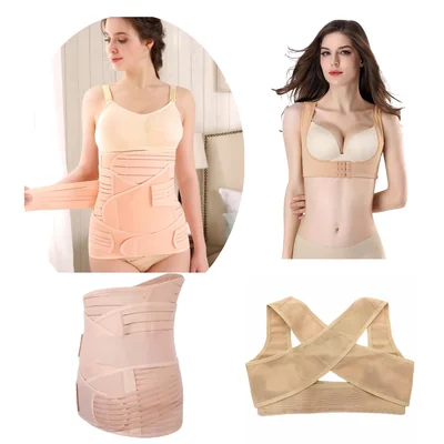 Faja Post Parto 3 En 1 Mas Faja Levanta Busto Corrige Postura Ecobaby Original