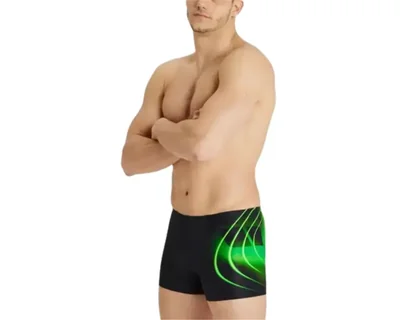 Traje De Baño Natación Arena Placement 005125-560 Hombre Neg Negro